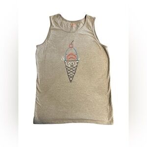 Cat & Jack Gray Shark Ice Cream Tank Top